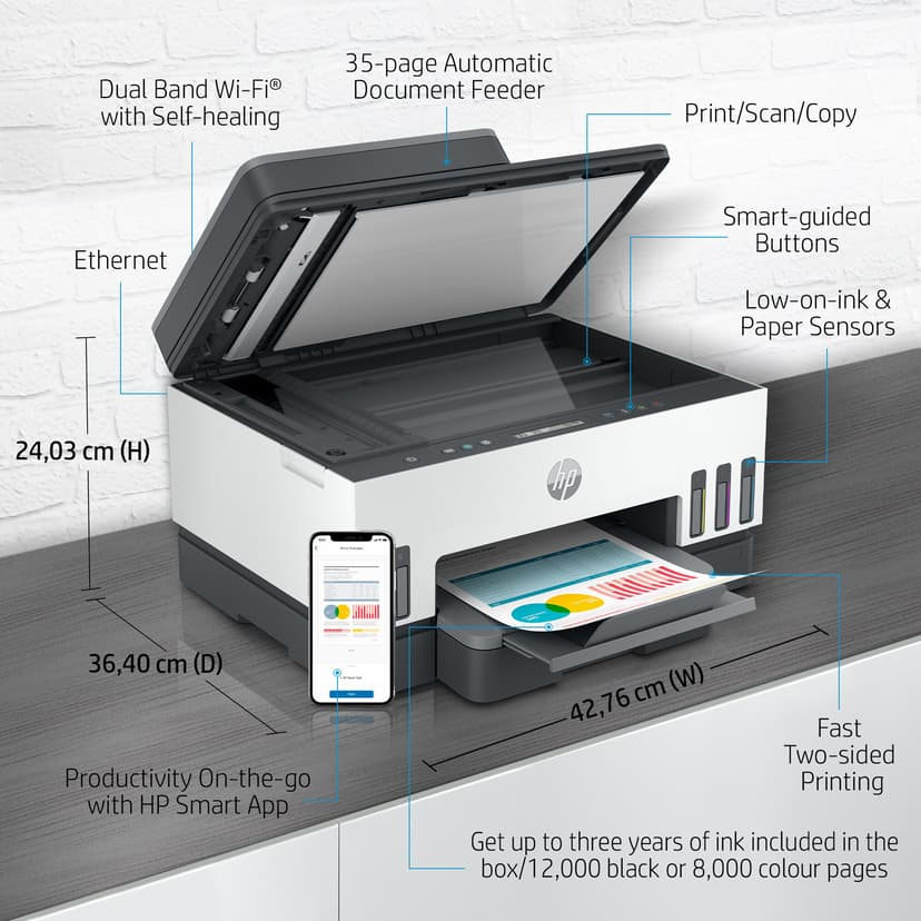 HP Smart Tank 7305 A4 All-In-One