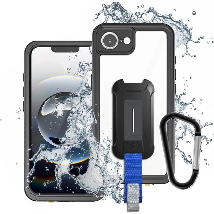 Armor-X Waterproof Case iPhone 16e Svart