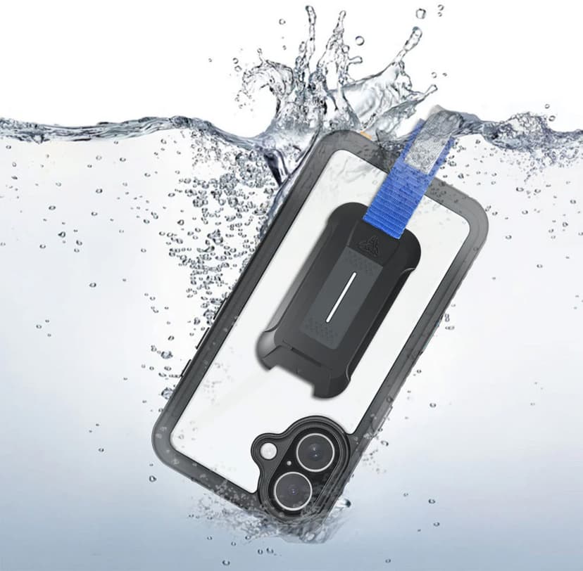 Armor-X Waterproof Case iPhone 16 Svart