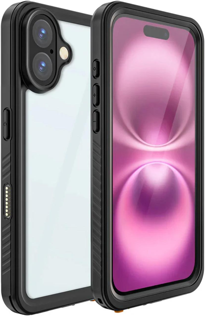 Armor-X Waterproof Case iPhone 16 Svart