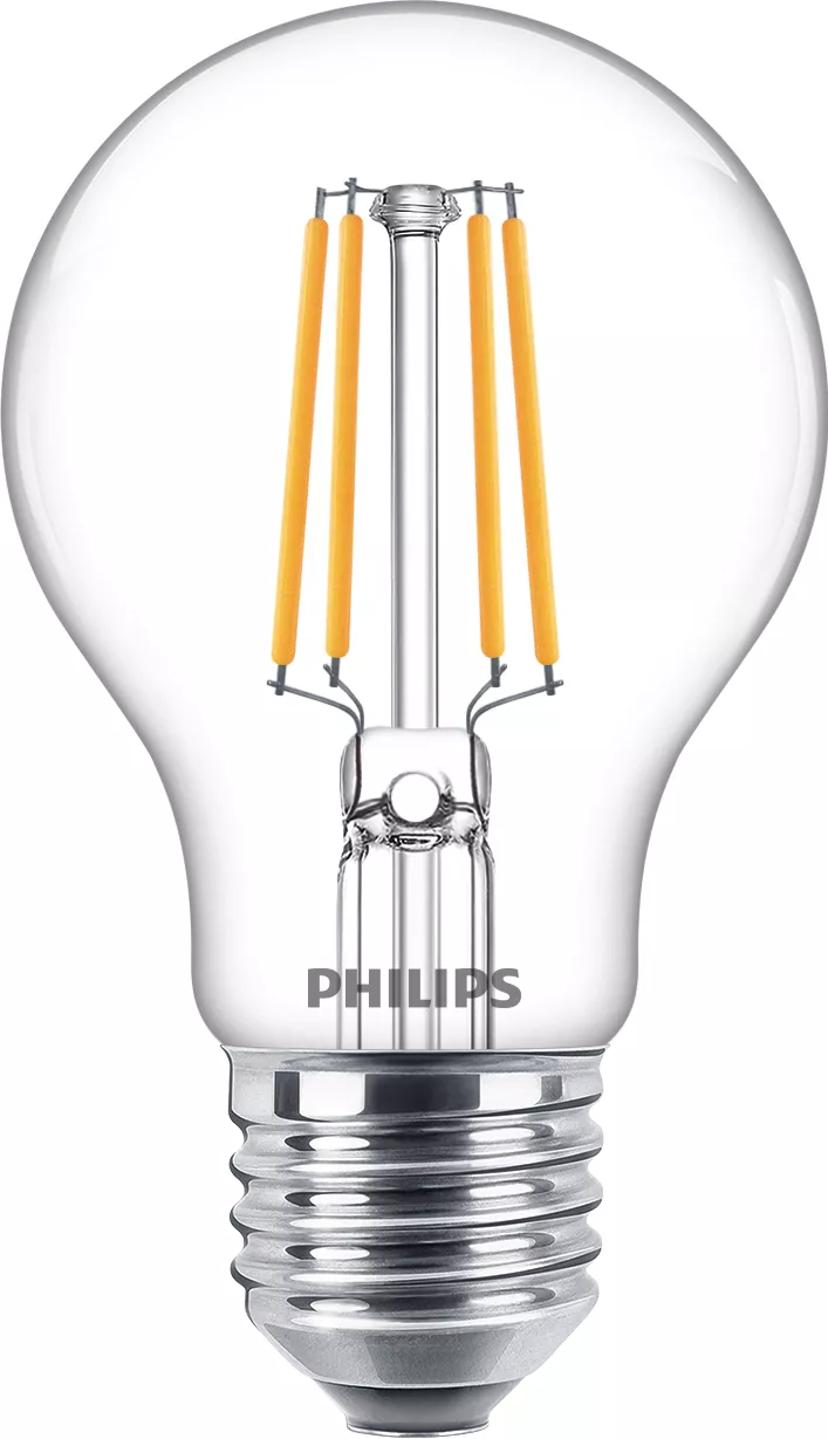 Philips LED E27 Klot Klar 4.3W (40W) 470 Lumen 2-Pack