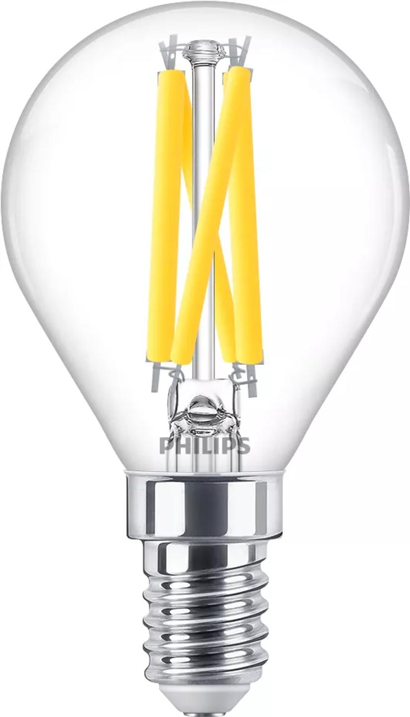 Philips LED E14 Globe Clear 3.4W (40W) 470 Lumen