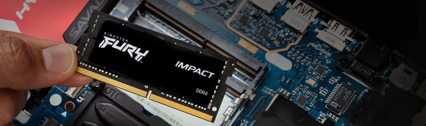 Kingston Technology FURY Impact muistimoduuli 16 GB 2 x 8 GB DDR4 1600 MHz 16GB 1600, 3200MHz DDR4 260-pin SO-DIMM