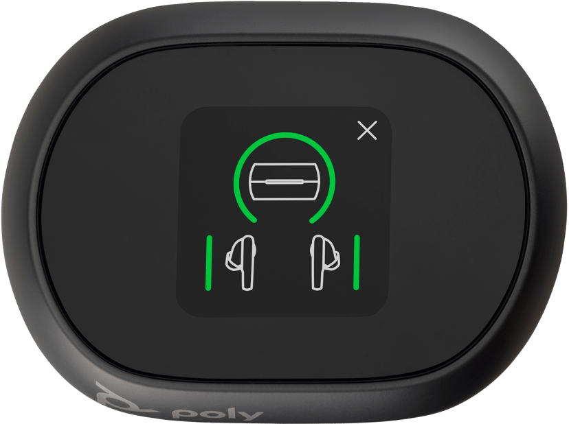 HP Poly Voyager Free 60+ USB Type-C UC Svart