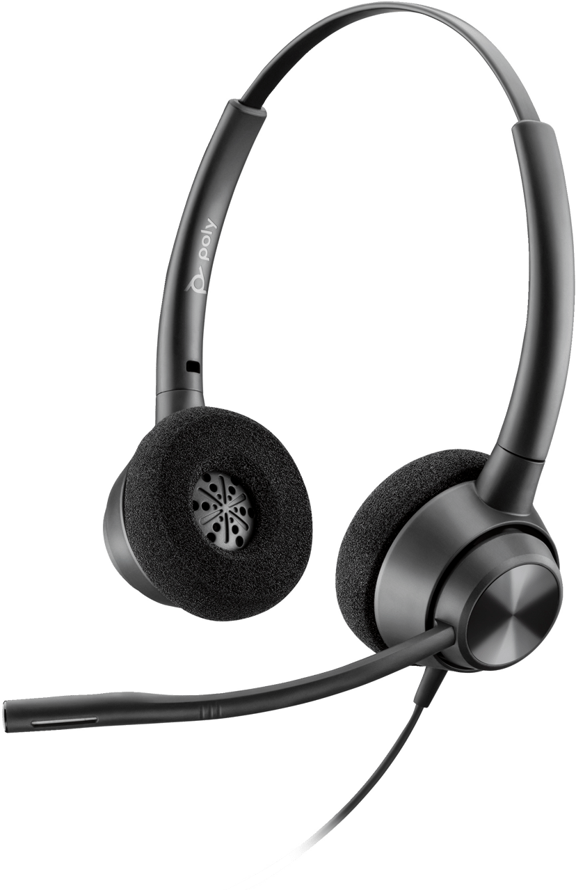 HP Poly EncorePro 320 Stereo USB-C CE Svart