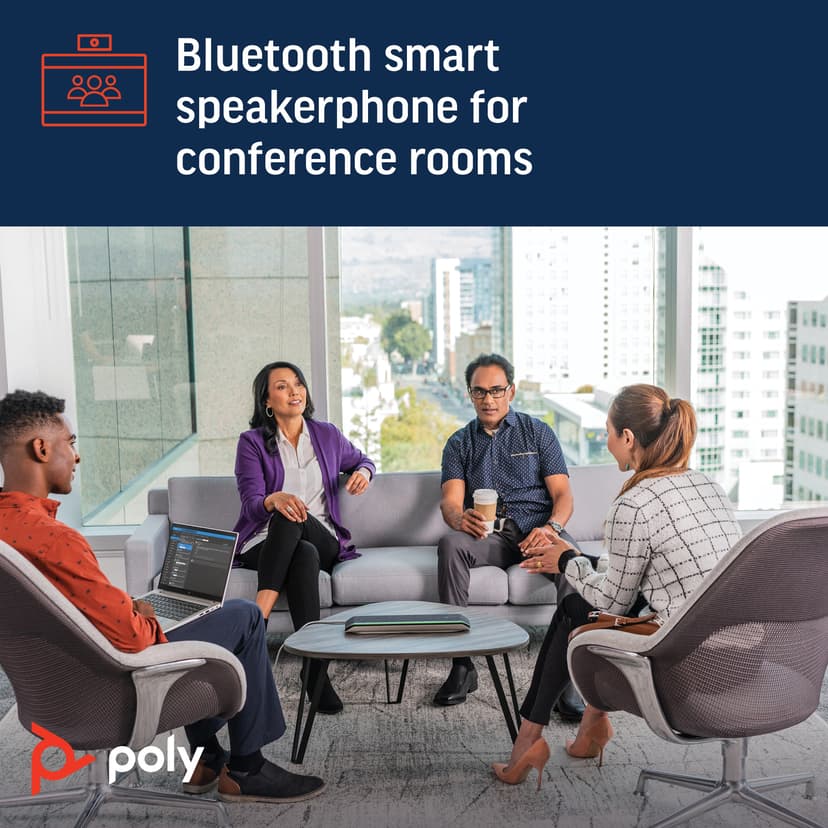 HP Poly Sync 60 Sy60-m Small Conference Speakerphone