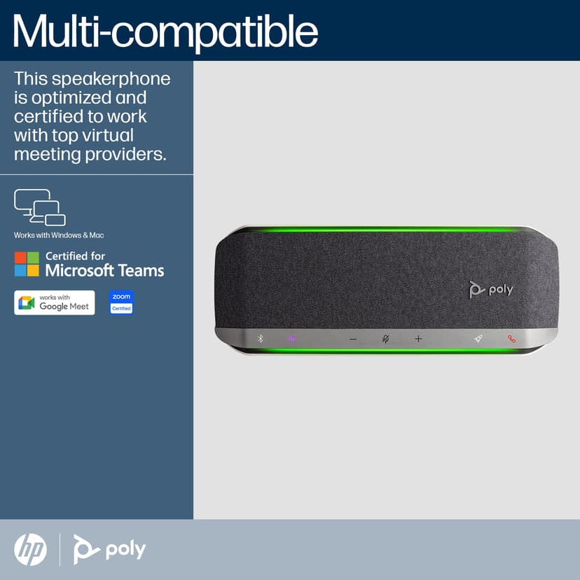 HP Poly Sync 40 Sy40-m Huddle Speakerphone