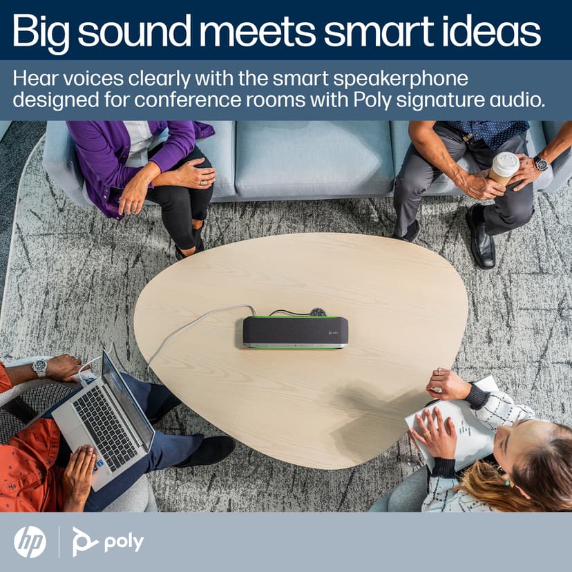 HP Poly Sync 60 Sy60-m Small Conference Speakerphone