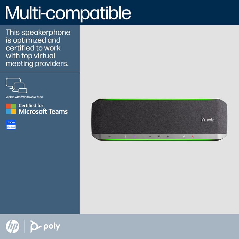 HP Poly Sync 60 Sy60-m Small Conference Speakerphone