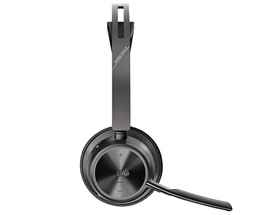 HP Poly Voyager Focus 2 ja latausteline Stereo Micro USB Microsoft Teams Musta