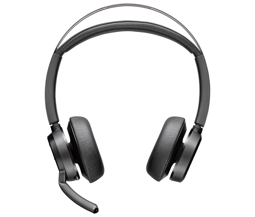 HP Poly Voyager Focus 2 ja latausteline Stereo Micro USB Microsoft Teams Musta
