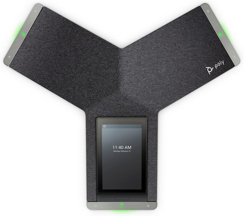 HP Poly Trio C60 IP-mødetelefon til Microsoft Teams, fuld radio og PoE-aktiveret