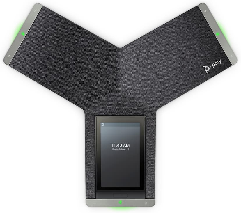HP Poly Trio C60 IP-mødetelefon til Microsoft Teams, fuld radio og PoE-aktiveret