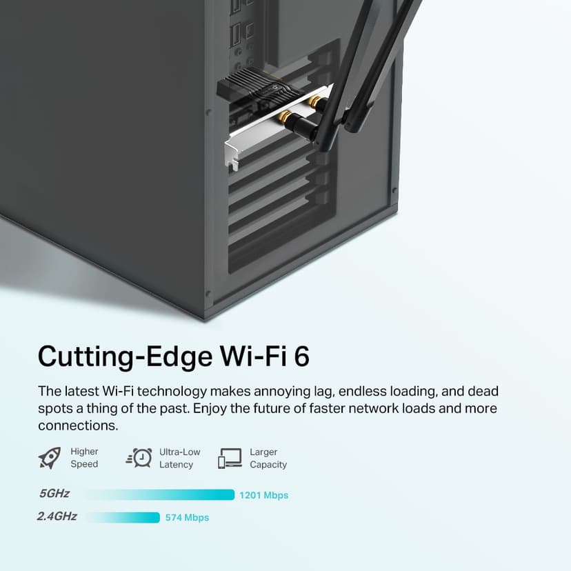 TP-Link Archer TX20E Sisäinen WLAN / Bluetooth 1800 Mbit/s