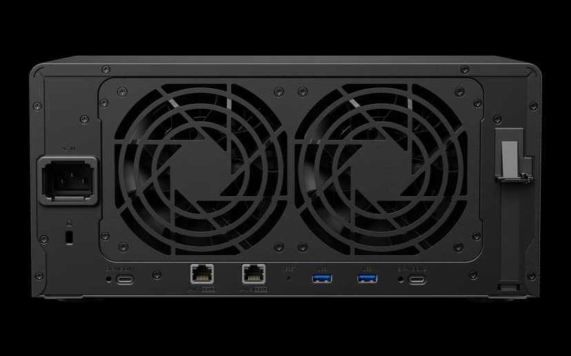 Synology DiskStation DS1825+ datalagringsserver NAS Ryzen Embedded V1500B 8 GB DDR4 0 TB Sort