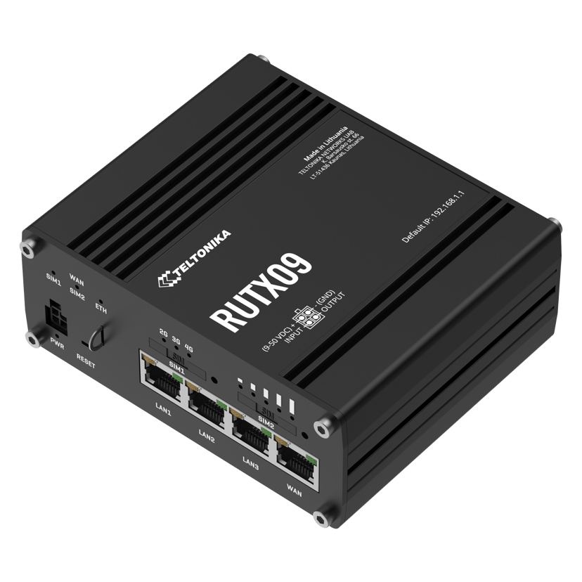 Teltonika RUTX09 Industriell LTE-ruter