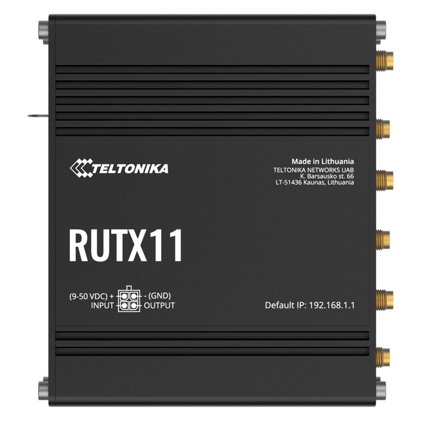 Teltonika RUTX11 LTE CAT6 Industrial Cellular Router