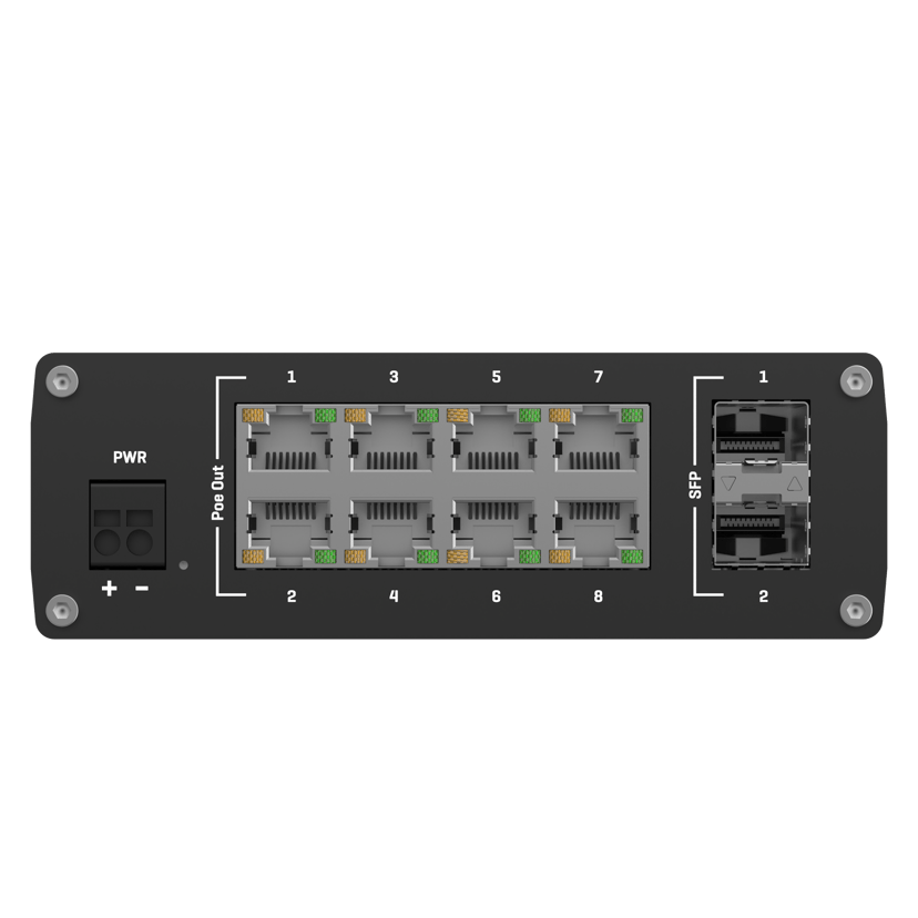Teltonika TSW200 8-Portars PoE 240W Switch