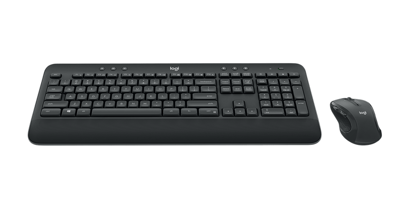 Logitech 920-008923 toetsenbord Inclusief muis Kantoor RF Draadloos QWERTY US International Zwart Draadloos US International