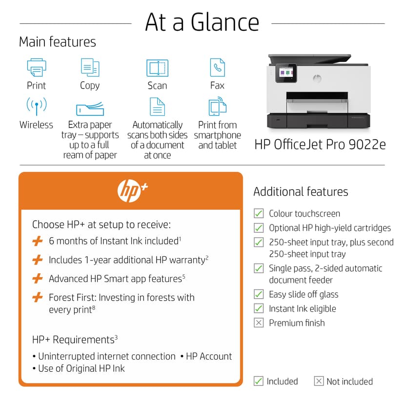 HP OfficeJet Pro 9022E A4 All-in-One