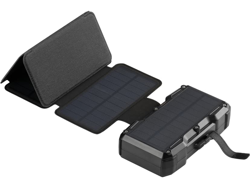 Sandberg Sol 5-panelers powerbank 27000, 99.9mAh Svart