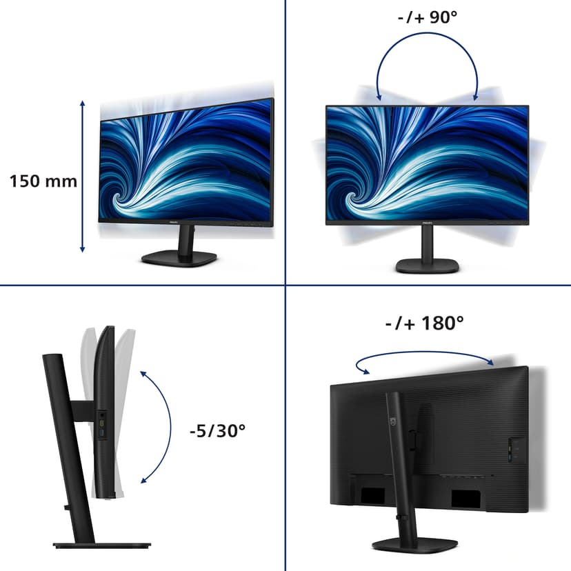 Philips 27B2U3601 27, 27 inch/68.5 cm" 2560 × 1440pixels IPS 16:9 120Hz