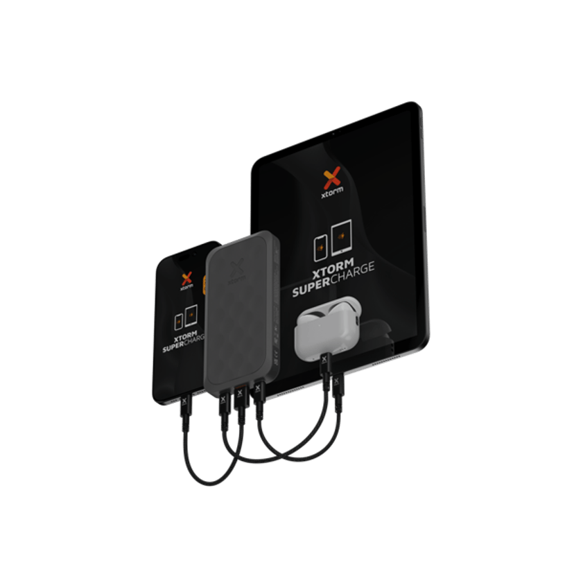 Xtorm FS5101U Powerbank 10000mAh, musta 10000mAh Musta