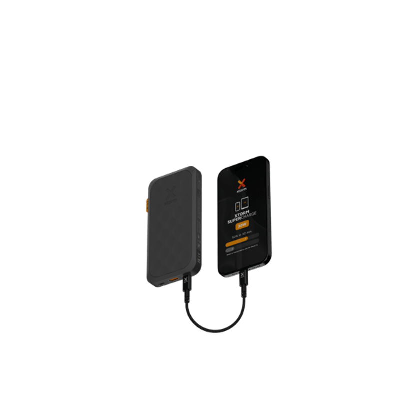Xtorm FS5101U Powerbank 10000mAh, musta 10000mAh Musta