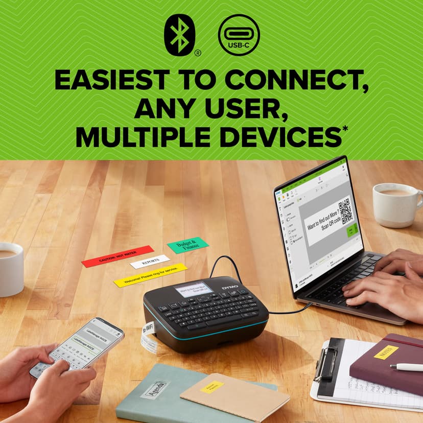 Dymo LabelManager Executive 640CB -paketti, joka sisältää kotelon