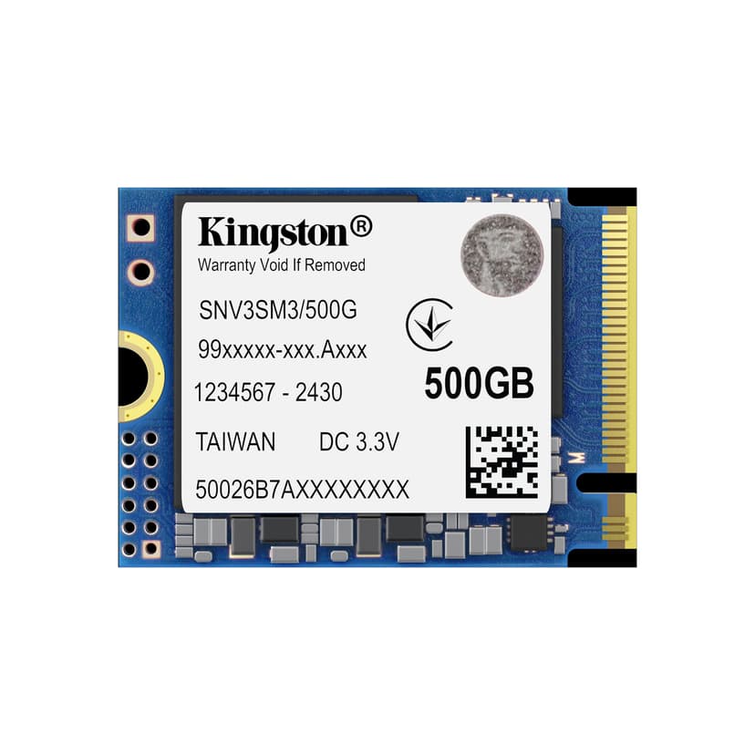 Kingston Technology NV3 500 GB M.2 PCI Express 4.0 NVMe 3D NAND M.2 2230 PCIe 4.0