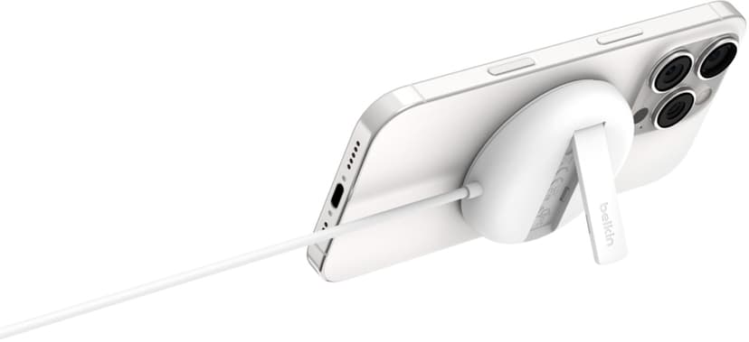 Belkin Magnetic Charging Pad Qi2 2m Valkoinen