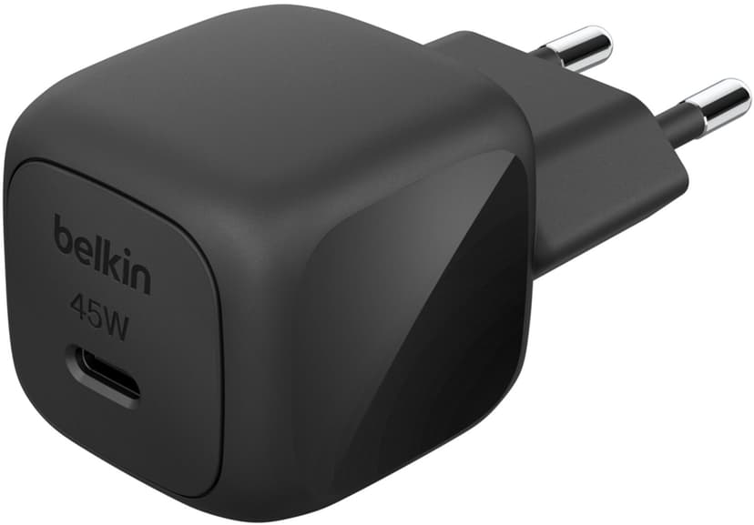Belkin 45W USB PD Compact Wall Charger Musta