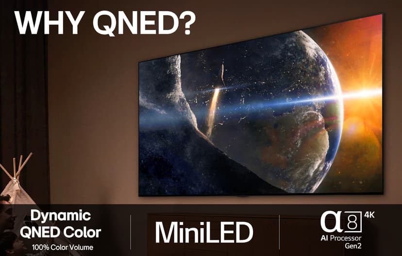 LG QNED85A 65" 4K MiniLED Smart TV (2025)