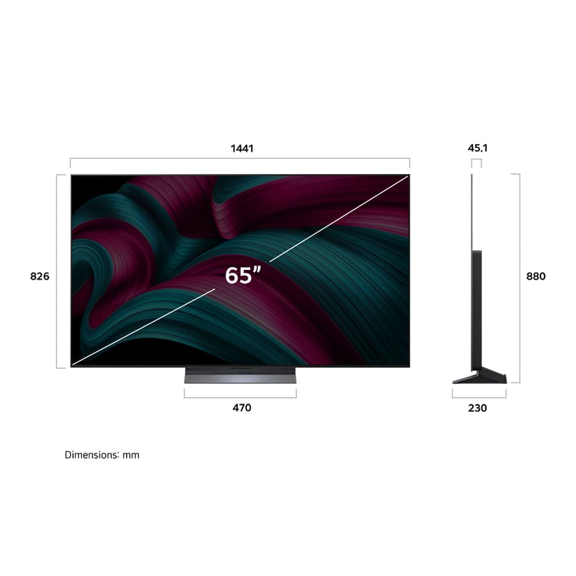 LG C5 65" 4K OLED Smart TV (2025)