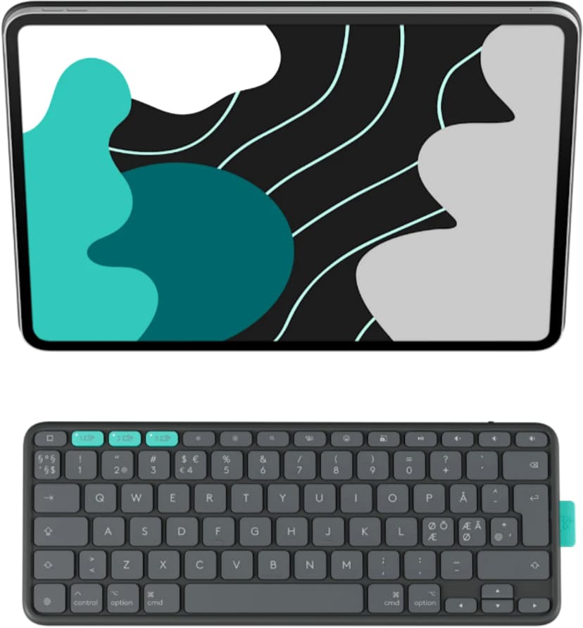 Logitech Flip Folio iPad Air 13" (M2), iPad Air 13" (M3), iPad Pro 13" (M4) Pohjoismainen Grafiitti
