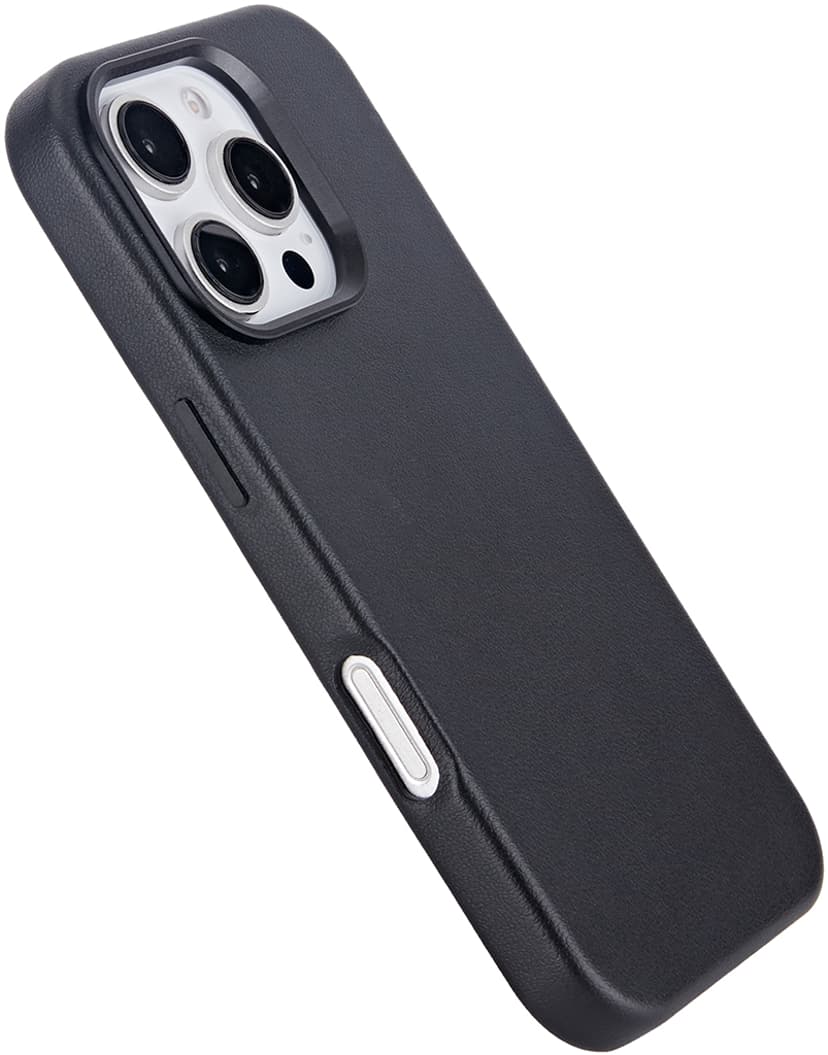 Cirafon Recycled Pu Leather Magsafe iPhone 16 Pro Zwart