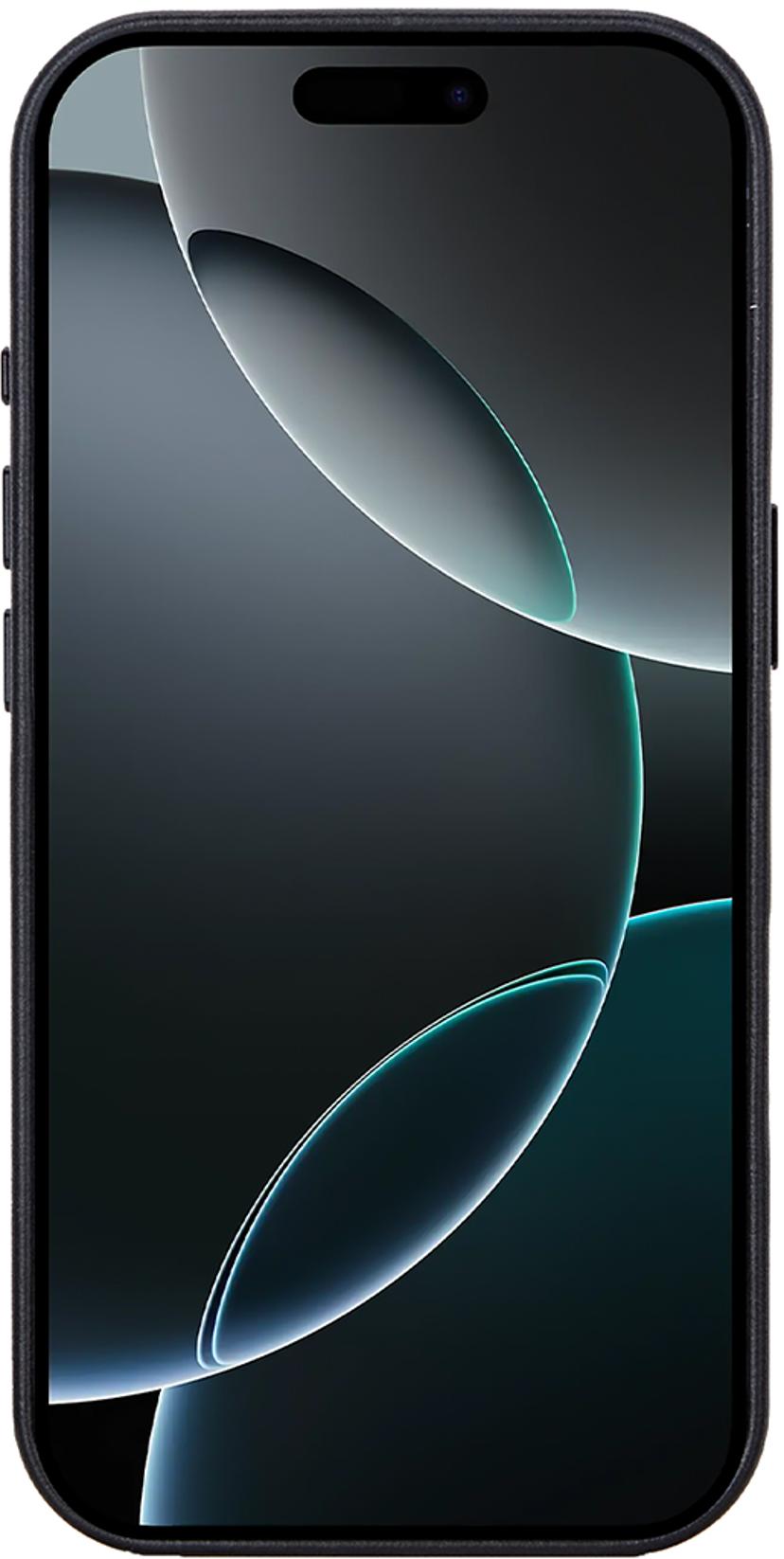 Cirafon Recycled Pu Leather Magsafe iPhone 16 Pro Musta