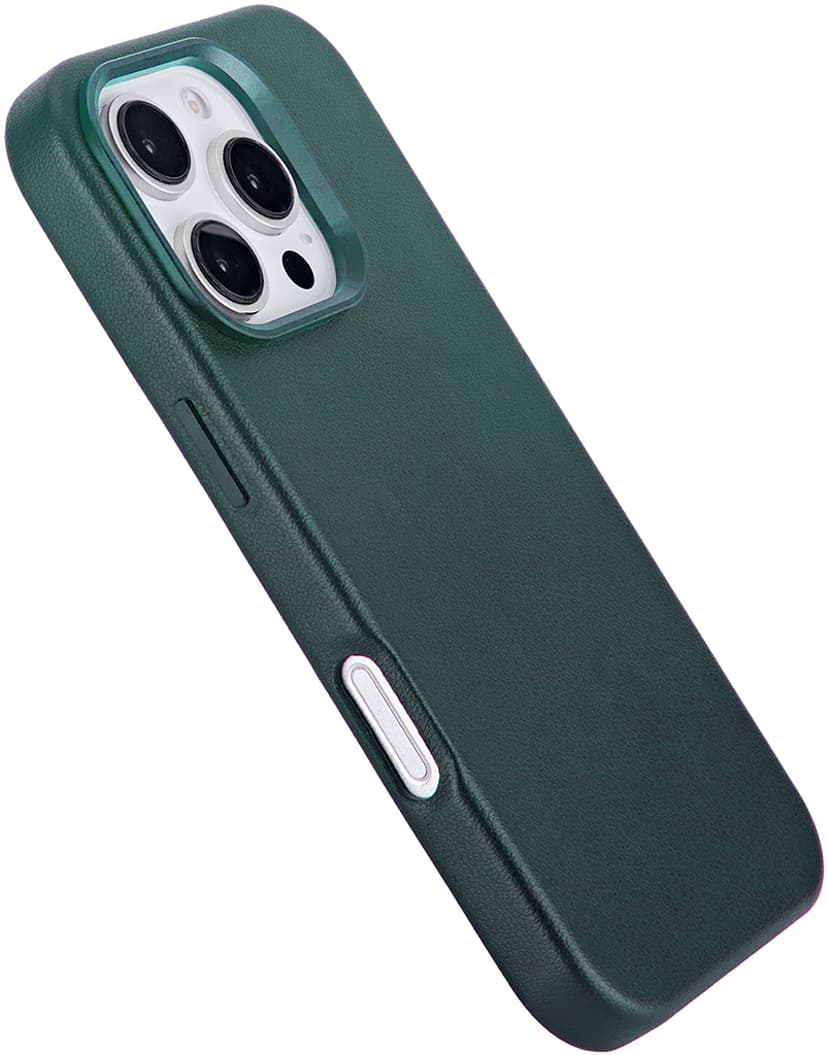 Cirafon Recycled Pu Leather Magsafe iPhone 16 Pro Vihreä