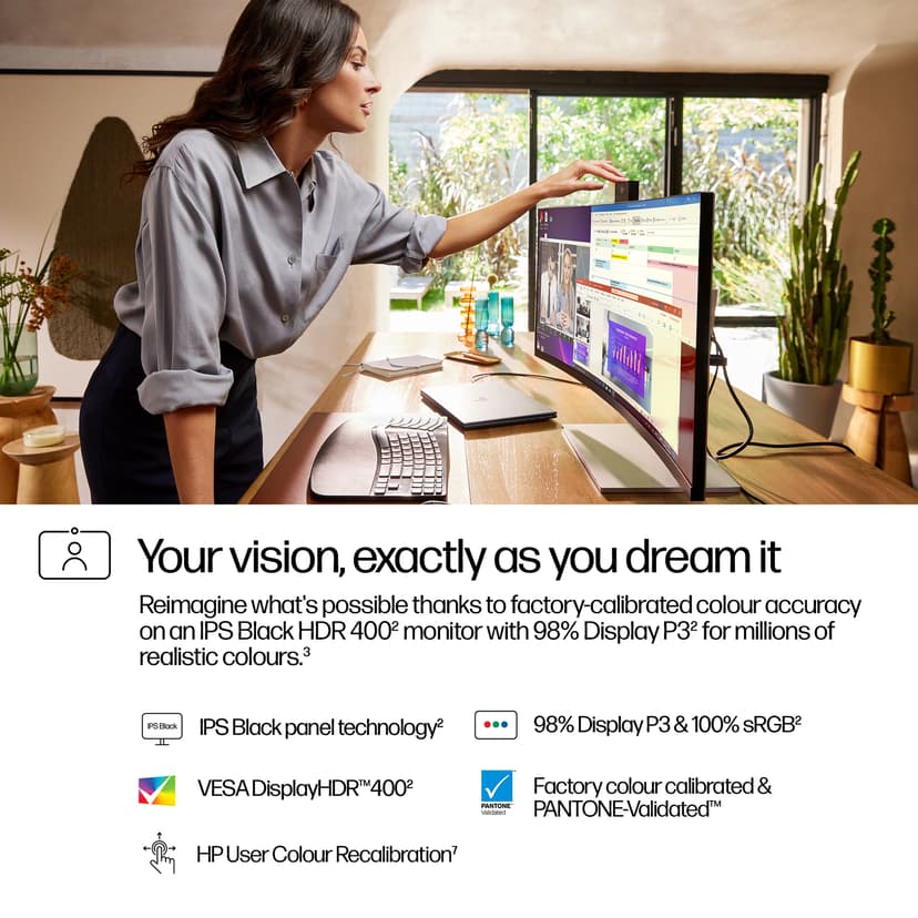 HP Series 7 Pro 734pm 34" 3440 × 1440pixels IPS Black 21:9 120Hz