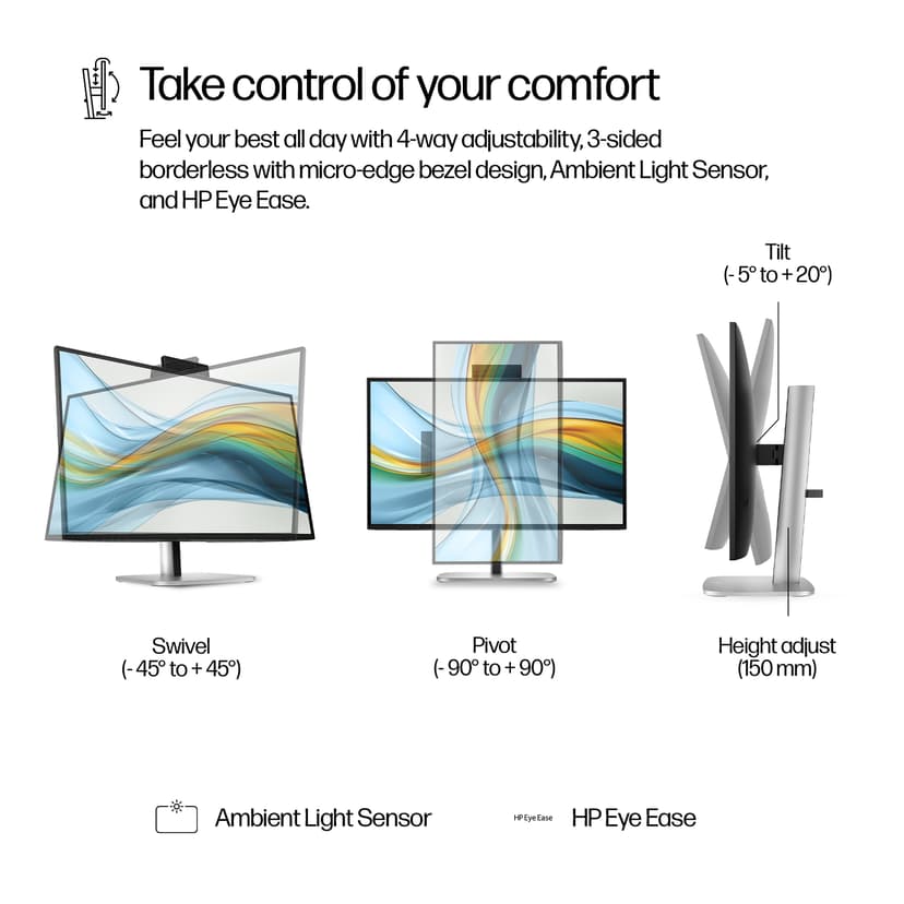 HP Series 5 Pro 527pm 27" 2560 × 1440pixels IPS 16:9 100Hz