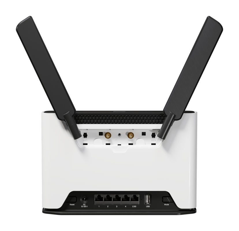 Mikrotik S53UG+5HaxD2HaxD-TC&FG621-EA trådløs ruter Gigabit Ethernet Dobbelbånd (2.4 GHz / 5 GHz) 4G Sort, Grå