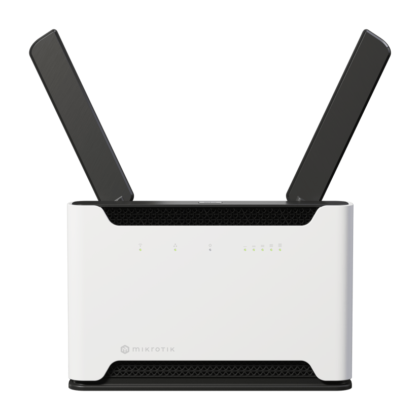 Mikrotik S53UG+5HaxD2HaxD-TC&FG621-EA trådløs ruter Gigabit Ethernet Dobbelbånd (2.4 GHz / 5 GHz) 4G Sort, Grå