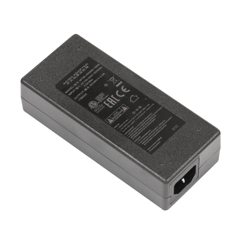 Mikrotik 48V/2A 96W Strömadapter med strömkabel 96W