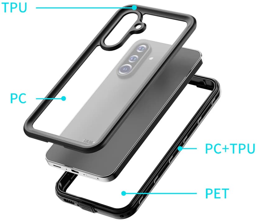 Armor-X Vattentätt Fodral Samsung Galaxy A56 Svart