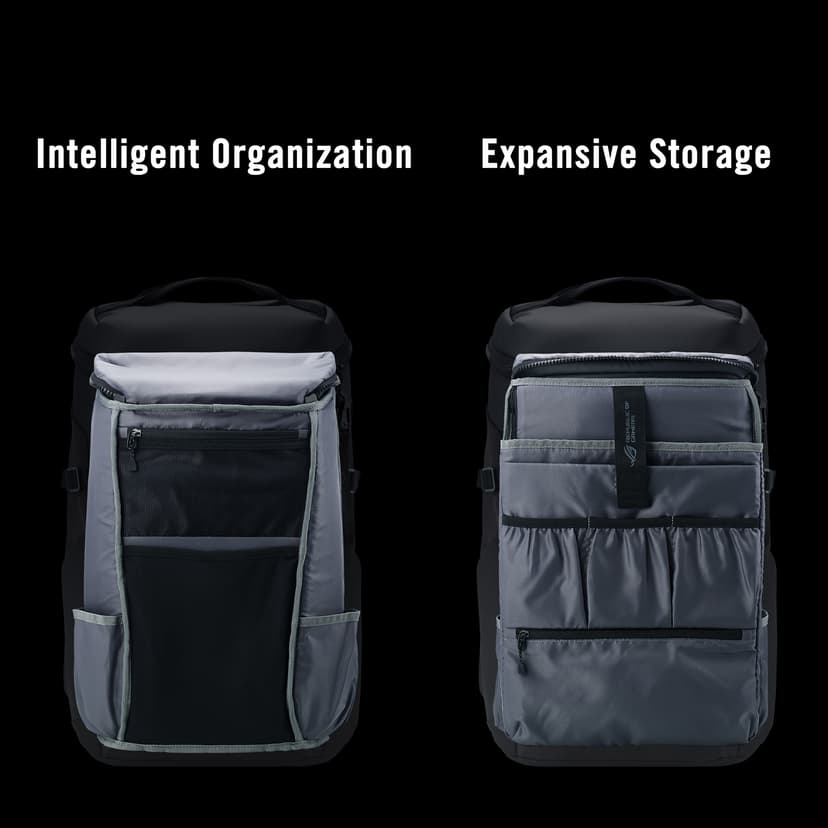 ASUS ROG Ranger BP2701 17" 17" Polyester, Polyurethan (PU) Sort Sort