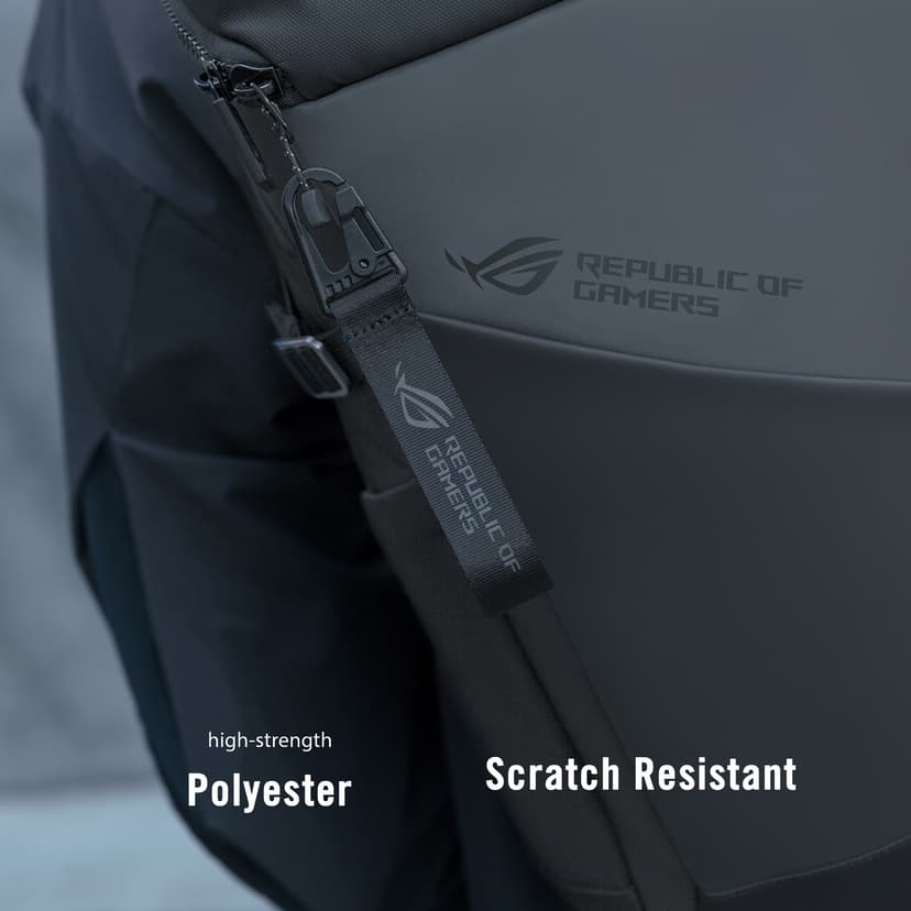 ASUS ROG Ranger BP2701 17" 17" Polyester, Polyurethan (PU) Sort Sort