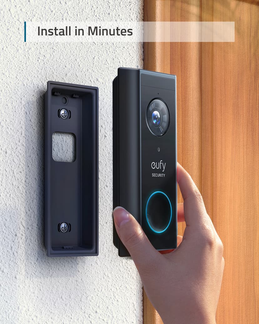 Anker Eufy T82101W1 monteringssats för dörrklocka Svart