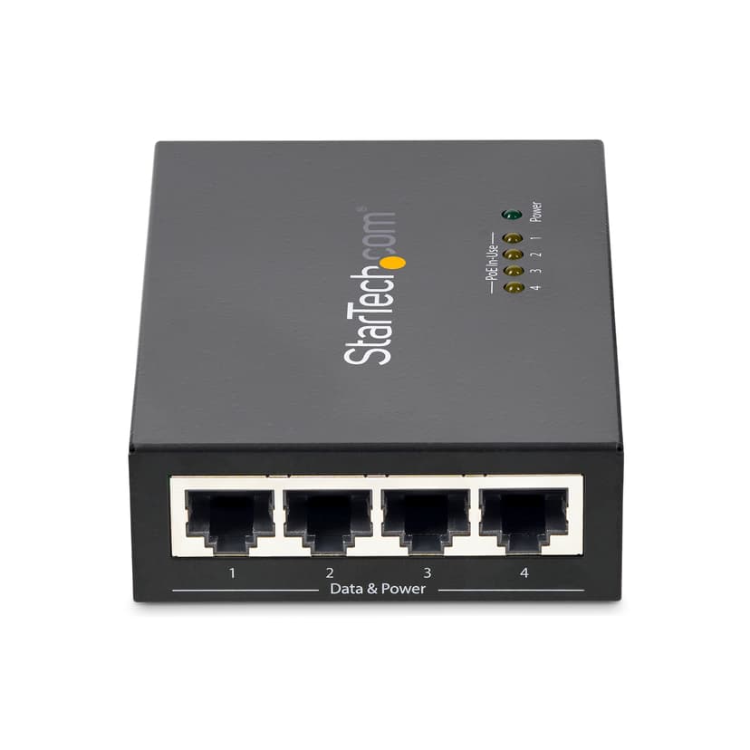 Startech Gigabit-midspan med 4 portar