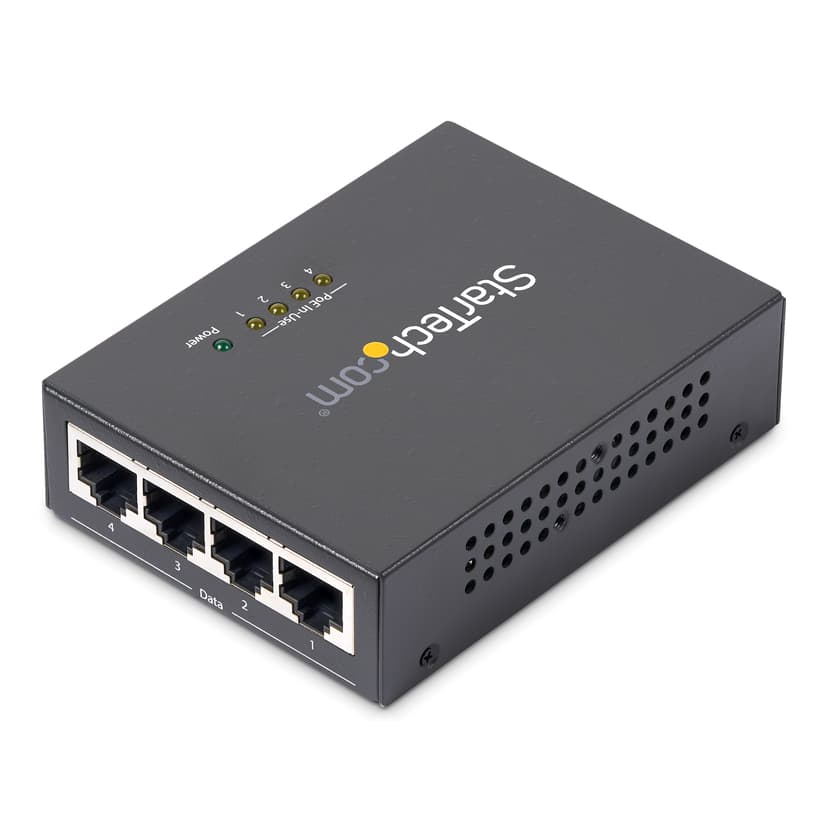 Startech Gigabit-midspan med 4 portar