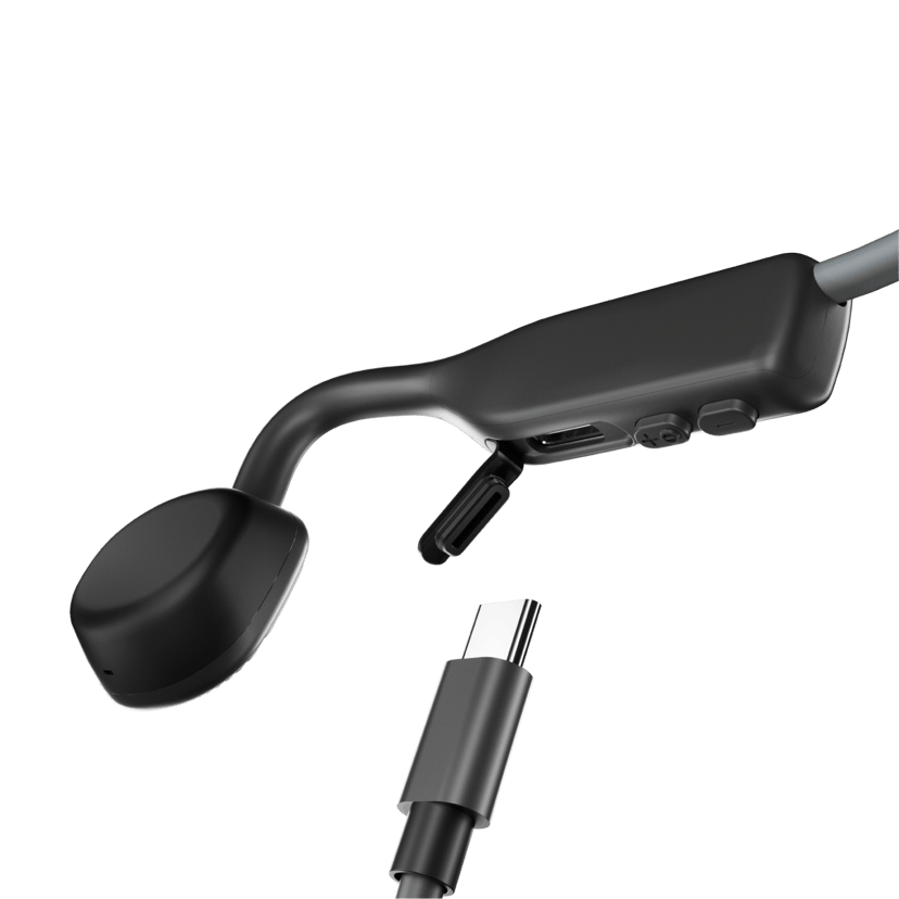 Shokz OpenMove Hörlurar Trådlös Hals-band Idrott Bluetooth Grå Stereo Grå